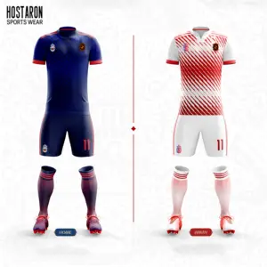 HOSTARON Wholesale Custom Club Football Jerseys Breathable Soccer Wear Club Team 2023 Professional Soccer Uniform For Men's
