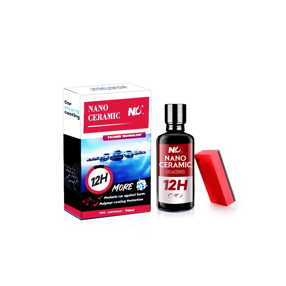 50ml nouveau revêtement en céramique 10H Nano Car Care revêtement en verre anti-rayures hautement brillant