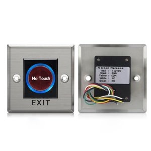 Saikiot DC 12V Thép Không Gỉ Không Có Cảm Ứng Cảm Biến Hồng Ngoại Cảm Ứng Miễn Phí Kiểm Soát Truy Cập Cửa Nút Thoát - Product Image 4