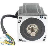 Motor BLDC 57mm 24V 150W Performa Stabil Motor DC Flens Persegi untuk Peralatan Rumah Tangga