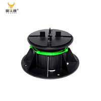 Supports de terrasse réglables en plastique Taurus pour terrasse extérieure