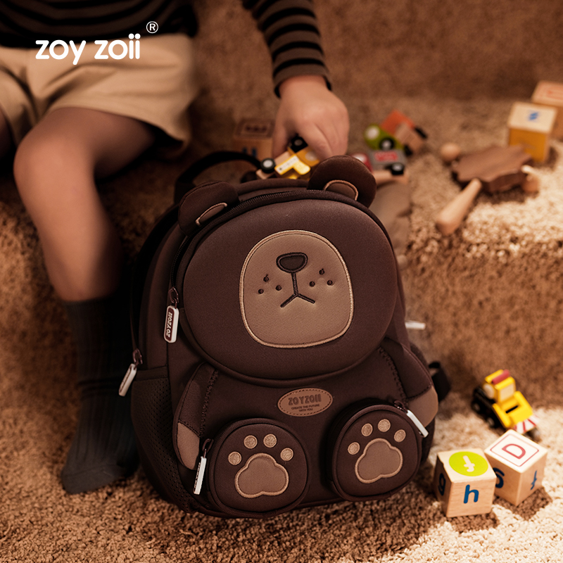 ZO Bags Bumbag 美品 Zoyzoii B38 3D Cartoon German Backpack for Kids - Cute & Durable