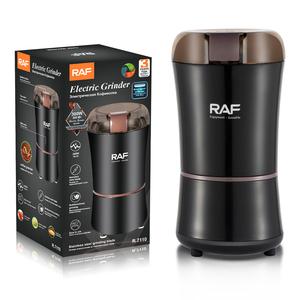 RAF Entrega rápida Multifuncional Eficiente 300W Molinillo de café Rebabas de acero Licuadora de granos Mini Molinillo de café - Product Image 1