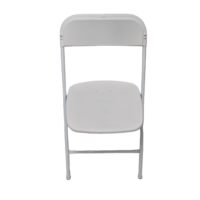 Chaise pliante d'extérieur robuste pour événements, cadre renforcé, blanche, pour mariages et réceptions, fournisseur fabricant