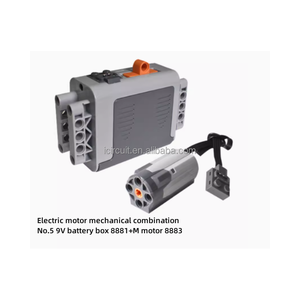 编程8883中型电机<span class=keywords><strong>M</strong></span>电机兼容9686动力总成MOC技术积木玩具配件电池盒 - Product Image 2