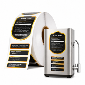 Etiquetas Adhesivas Personalizadas de Fábrica China para Eficiencia Hídrica, Pegatinas Impermeables de Cumplimiento para Electrodomésticos del Hogar - Product Image 1