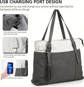 Bolsa de Compras de Lona Resistente de Algodón, Personalizada con Logotipo Impreso, al por Mayor, para Sublimación, con Bolsillos - Product Image 4