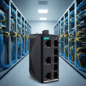 Moxa EDS-G2008-EL, Switch Ethernet Industrial Gigabit No Administrado de 8 Puertos IEEE 802.3, de Taiwán - Product Image 3