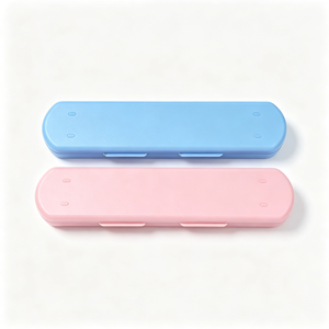 Stylo d'injection en plastique portable en gros, couleurs bleu/noir - Product Image 4