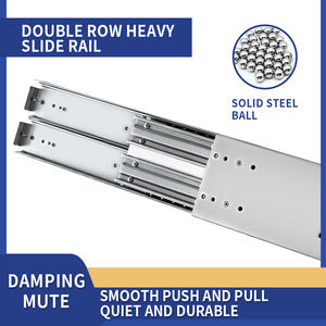 YABELY 500 kg Chargement Double Rangée Roulement À Billes Heavy Duty Tiroir Glissière pour RV VAN Tiroir - Product Image 3