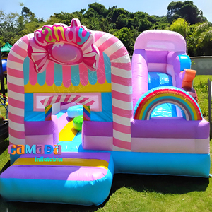 Commercial CE Certified Waterproof Pink Purple Jumper Bounce House Inflatable Bouncer Dry Slide Inflatable Princess Castle - Product Image 5