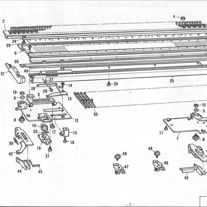 KR260 Brother Naaien Jacquard Machine Accessoires Breien Machine Onderdelen