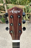 Aiersi Brand Wholesale Price 41 Inch String Instrument Cutaway Spruce Mahogany Body Dreadnought OMBody Acoustic Guitar