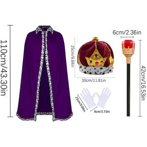 पेसेनर राजा पोशाक 3 राजा पोशाक राजकुमार वस्त्र वस्त्र सौंदर्य पोशाक पोशाक पोशाक पोशाक पोशाक - Product Image 2