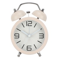 Horloge numérique pour enfants, mini sonnette lumineuse, en métal, pour voyage, horloge de table