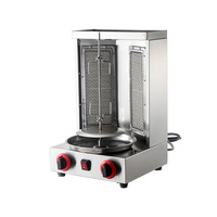 Machine à shawarma commerciale automatique, barbecue électrique, grill à kebab avec acier inoxydable et contrôle précis de la température