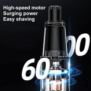 Rasoir de sécurité rechargeable 2 en 1, double lame en acier inoxydable, manche en plastique, mini rasoir portable pour hommes - Product Image 4