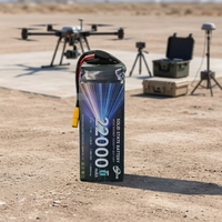 Batterie lithium-ion semi-solide personnalisable à haute densité énergétique 22,2 V 22000 mAh 330 Wh/kg pour drone industriel/UAV/Vtol