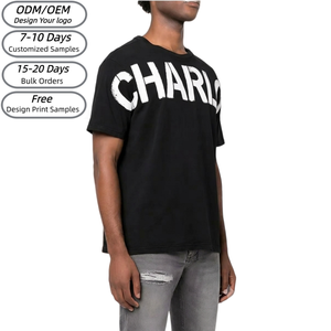 T-shirts surdimensionnés pour hommes 8064, style vintage, délavés à l'acide, imprimés en sérigraphie, 100% coton, streetwear, logo de designer, t-shirts graphiques - Product Image 1