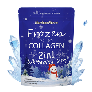 Capsules de collagène congelées 90 capsules Complément alimentaire végétarien biologique Vitamines Femmes Blanchiment Beauté Santé digestive - Product Image 3