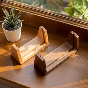 Cadre photo de table en bois massif double face avec support en acrylique transparent en forme de U à faire soi-même - Product Image 5