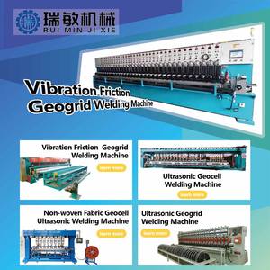Ultraschall-Schweißmaschine für Straßenbau Geogitter Straßenbau PET-Kunststoff-Geogitter Ultraschall-Schweißproduktionslinie - Product Image 6