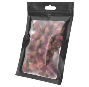 Sacs en mylar noir avec fenêtre transparente pour bonbons lyophilisés, pour les petites entreprises, emballage alimentaire, fournitures d'emballage - Product Image 2