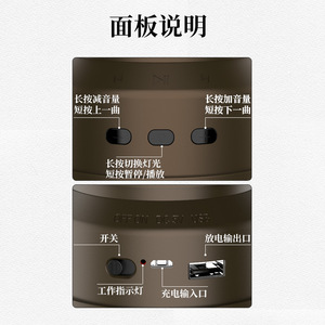 Linterna de camping Tsuneyoshi LED de 5W recargable, portátil, para uso en exteriores y para colgar en tiendas de campaña. - Product Image 2