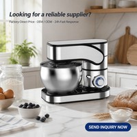 Robot culinaire multifonction SOHEF 10L 2000W avec moteur en cuivre, hachoir à viande et mixeur pour la pâtisserie à domicile