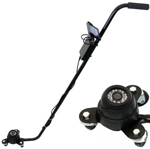 Telescopic Inspection Mirror Camera with LED UVSS Light Security Scanning System