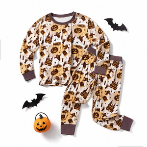 Conjunto <span class=keywords><strong>de</strong></span> pijamas <span class=keywords><strong>de</strong></span> Halloween a juego para <span class=keywords><strong>la</strong></span> familia, ropa <span class=keywords><strong>de</strong></span> dormir unisex <span class=keywords><strong>de</strong></span> manga larga con estampado <span class=keywords><strong>de</strong></span> calabaza, ropa para madre e <span class=keywords><strong>hija</strong></span> - Product Image 3