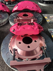 Kit d'étriers de frein surdimensionnés colorés Rosy, étrier de frein à 10 pistons / étrier de frein à 4 pistons, crochet de frein 420 mm pour <span class=keywords><strong>Chrysler</strong></span> C300 - Product Image 3
