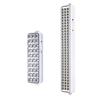 Lampu Darurat LED 30Pcs Tanpa Perawatan, Lampu Dinding Darurat LED Multi-Fungsi Dengan Baterai, Kecerahan Tinggi / Rendah