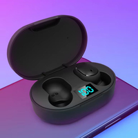 E6S TWS Casque sans fil BT Casque basse avec micro Sport Écouteurs anti-bruit pour iPhone Xiaomi Samsung