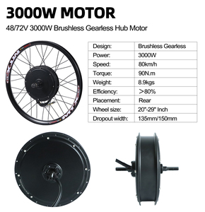 72V Chất lượng cao siêu điện 3000W Ebike chuyển đổi Kit surron ga và ukc1 hiển thị màu sắc cho xe đạp leo núi - Product Image 5