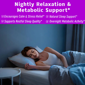Private Label Night Time Fat Burner Capsules Supports Metabolism Fat Burning&Sleep Shred Fat Nightly Relaxation&Metabolic - Product Image 4
