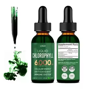 Ausreson OEM Clorofila Gotas Vegano Pérdida de peso Boost Clorofila Líquido Muestra gratis Suplementos herbales Vitamina de confianza - Product Image 1