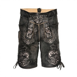 Lederhosen Bávaros para Hombre, Modelo 2026, los Más Vendidos, Elegantes, Hechos a Medida, Diseño Personalizado, Cuero Vacuno Genuino, Estilo Antiguo - Product Image 1
