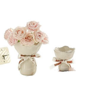 <span class=keywords><strong>Vase</strong></span> en céramique de haute qualité <span class=keywords><strong>pour</strong></span> décorations de mariage usage domestique luxe <span class=keywords><strong>petit</strong></span> <span class=keywords><strong>vase</strong></span> à fleurs élégant salon entrée haute - Product Image 5
