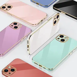 Camera Guard 6D Electroplating Phone Case For Samsung Galaxy A35 Soft TPU Back Cover