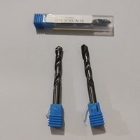 Foret PCD pour aluminium et cuivre, diamanté, 3,18-7,94 mm, sans bavures, pour trous CNC, tailles personnalisées OEM, super dur