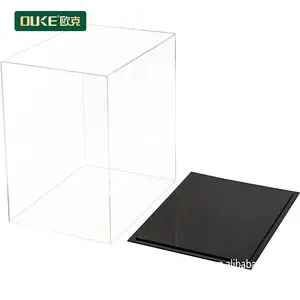 Hoge Kwaliteit Luxe Design Clear Tall Acryl Display Box Groothandel