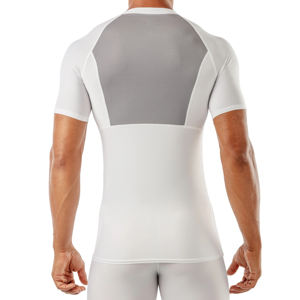 Rash Guard de entrenamiento atlético para hombre, logotipo personalizado de secado rápido, transpirable, gimnasio, Fitness, deporte, correr, Yoga, Spandex para exteriores - Product Image 5