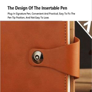 Custom A5 Leather Ring Binder Organizer Loose-<b>leaf</b> File Folder 2026 Planner Planners and Journals Notebook - Product Image 3