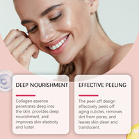 Masque Facial Nettoyant Hydratant Nourrissant Anti-Âge Anti-Rides au Collagène Nuit avec Pinceau 75g en Gros