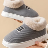 Bottes de neige pour hommes en peluche, chaussures d'intérieur et d'extérieur, nouvelles bottes de neige 2026, chaudes, antidérapantes, confortables