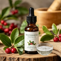 Huile Essentielle de Gaulthérie Chinoise pour Soulager la Douleur - Extrait Végétal 100% Pur et Naturel, Distillée à la Vapeur, Qualité Supérieure 1KG