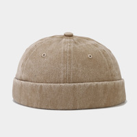 Gorras sin Visera para Hombre y Mujer, Gorro Vintage de Algodón Lavado con Borde Enrollado, Gorra Estilo Marinero, Regalo Promocional, Cómodo