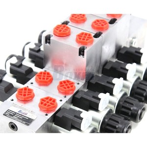วาล์วควบคุมทิศทางหลายทาง Dcv56 40 ลิตร/นาที 305 บาร์ G3/8 วาล์วไฮดรอลิกแบบอิเล็กโทรโพรพอชันนอลหกทาง - Product Image 4