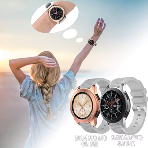 Correa de reloj de silicona de 22mm para Samsung <span class=keywords><strong>Gear</strong></span> <span class=keywords><strong>S3</strong></span> <span class=keywords><strong>Frontier</strong></span> Classic, pulsera de repuesto al por mayor - Product Image 6